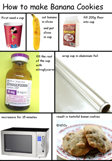 scheming hot banana cookies