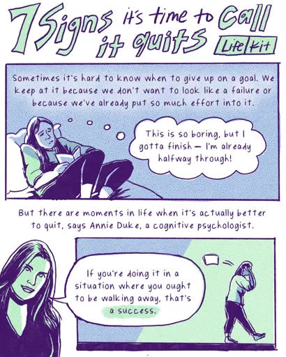  7 signs it's time to call it quits