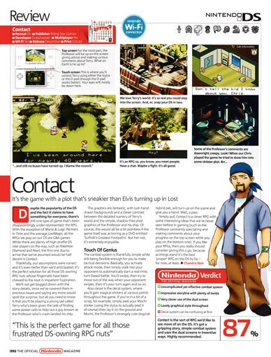 Review for Contact on Nintendo DS from Official Nintendo Magazine 10 - December 2006 (UK)

score: 87%